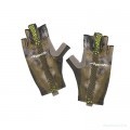 Перчатки для рыбалки летние Aquatic ПЧ-04 S/M UPF50+ (цвет: carp camo bronze, размер S/M)